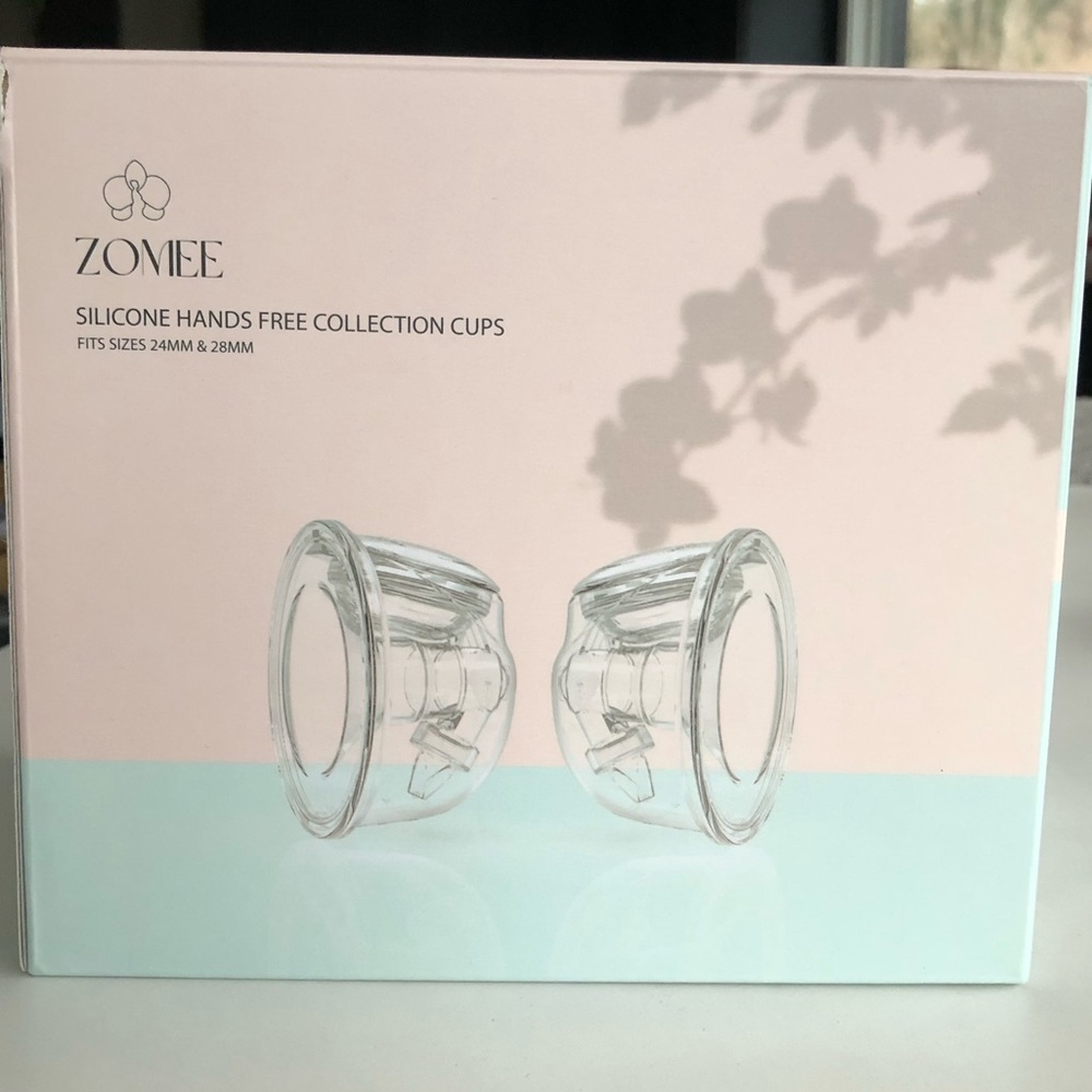 Zomee Silicone Hands Free Collection Cups - Used, good condition